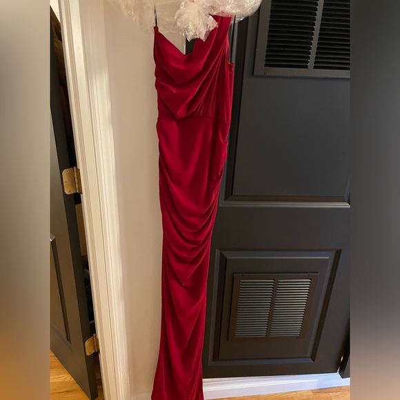 Windsor - Adora Formal One-Shoulder Ruched Dress - Picture 6 of 8